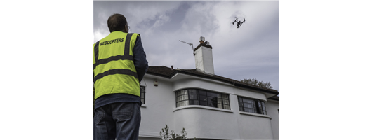 Aerial surveys using drones for commercial and residential properties