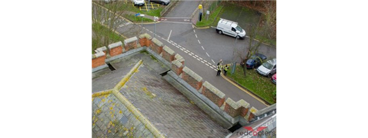 Surveying an old hospital building