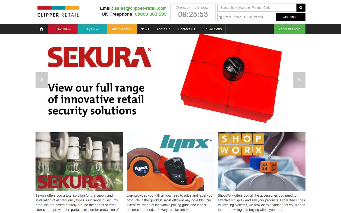 Clipper Retail Website