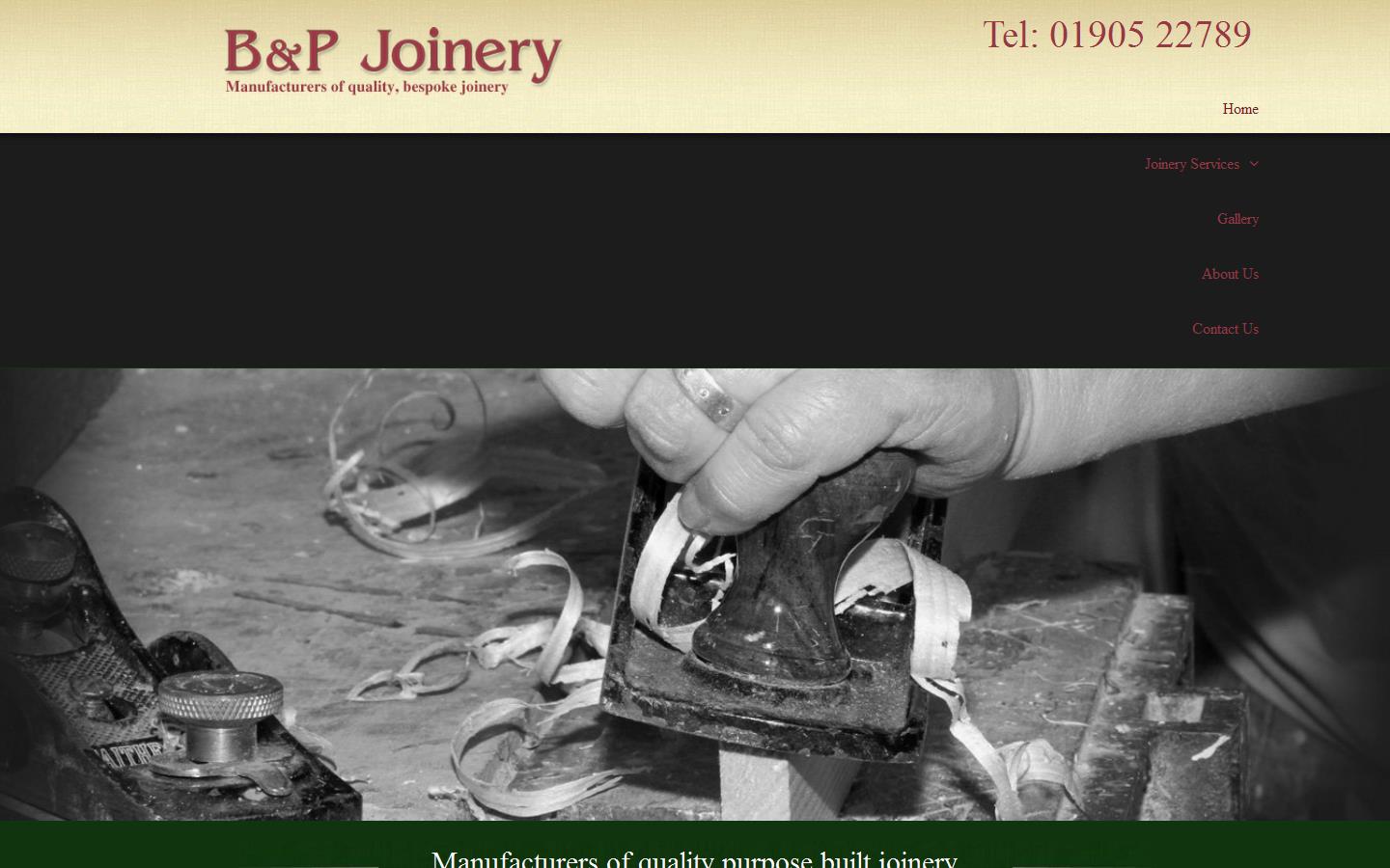 B & P Joinery Website