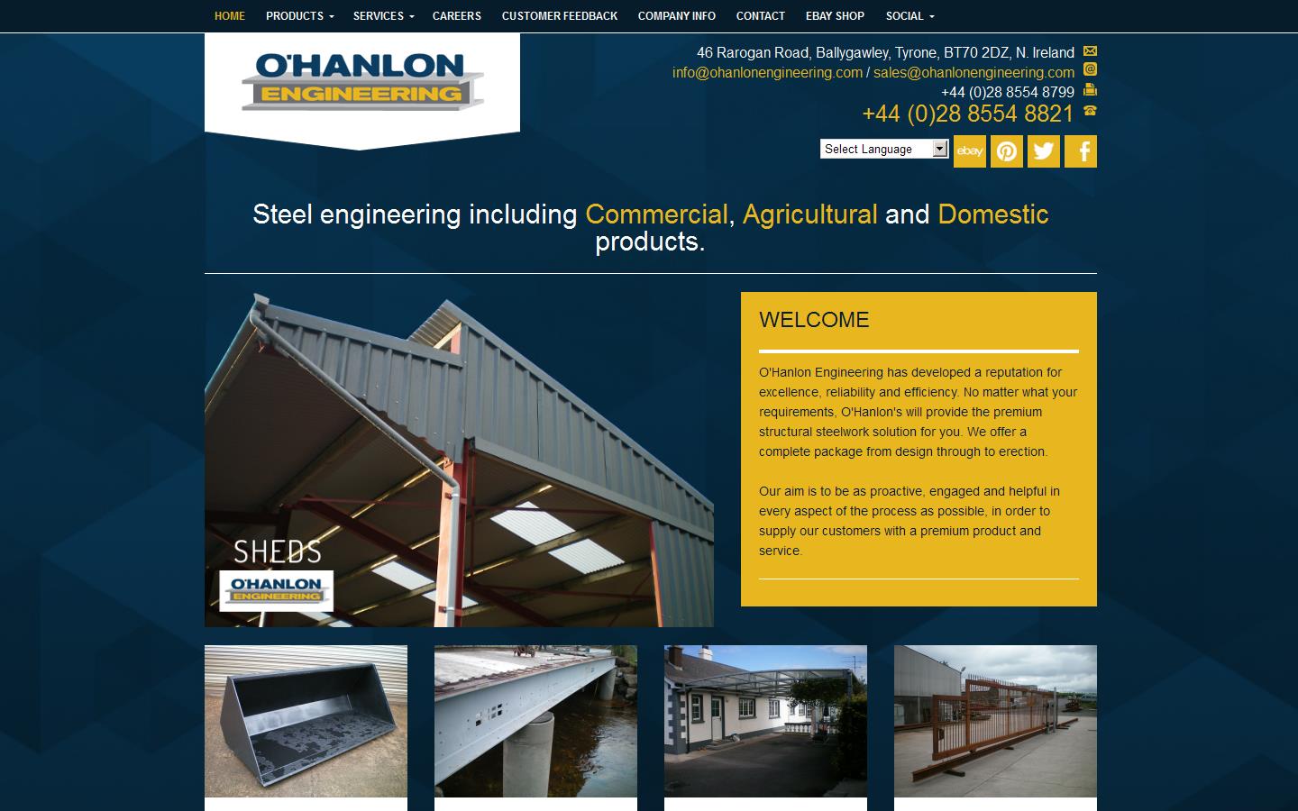O Hanlon Engineering Website