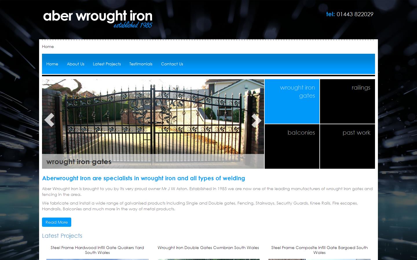 Aber Wrought Iron Website
