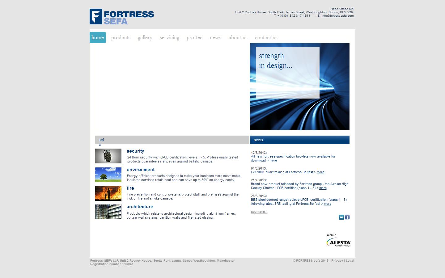Fortress-sefa Website
