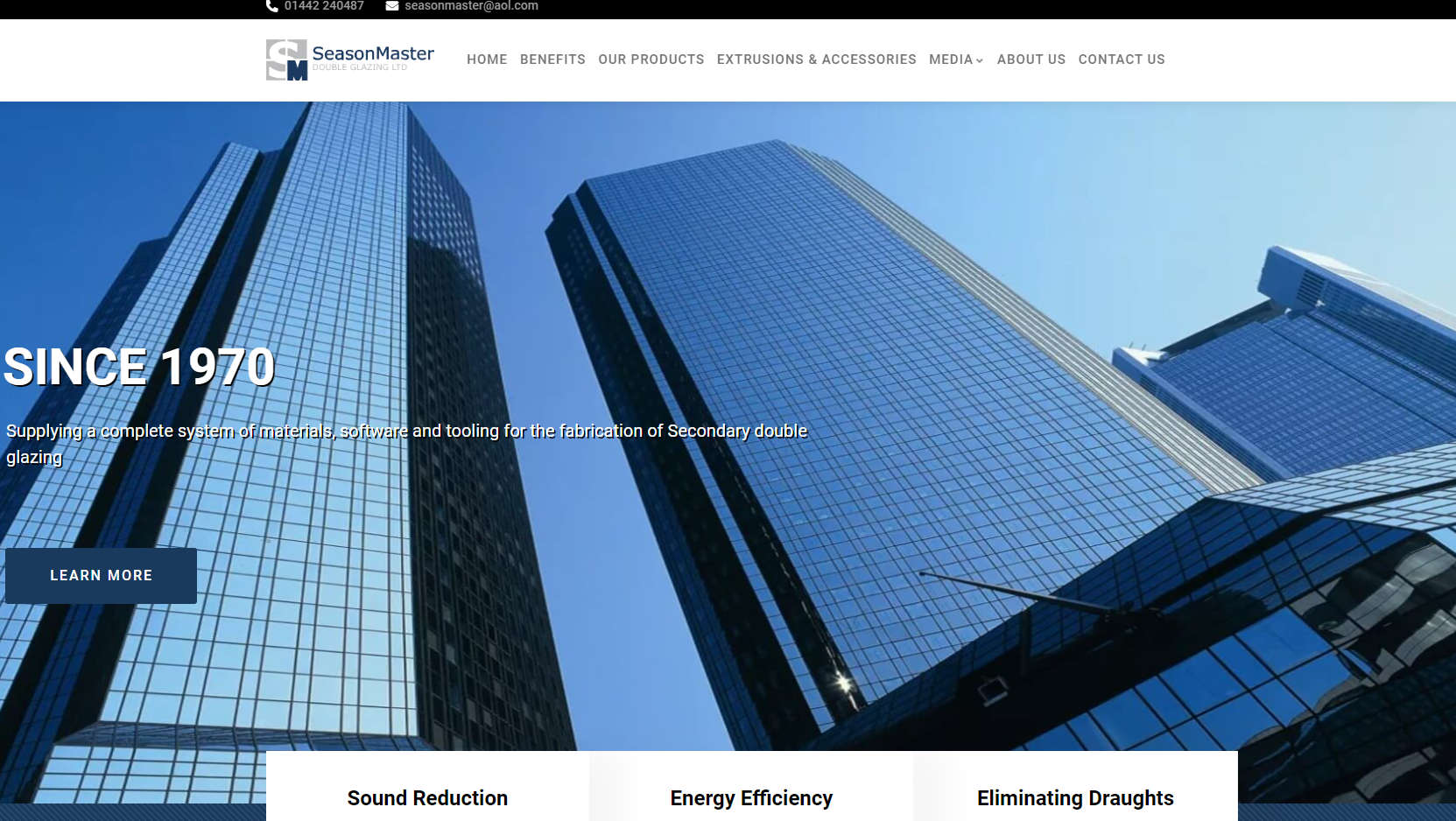 Season Master Double Glazing Ltd Website