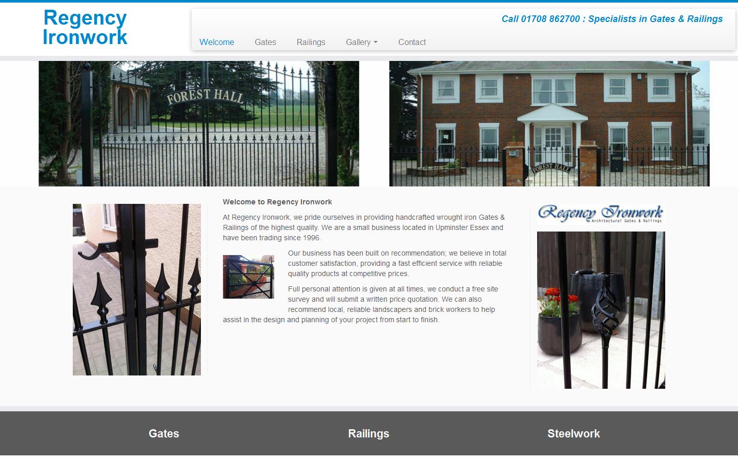 Regency Ironwork Website