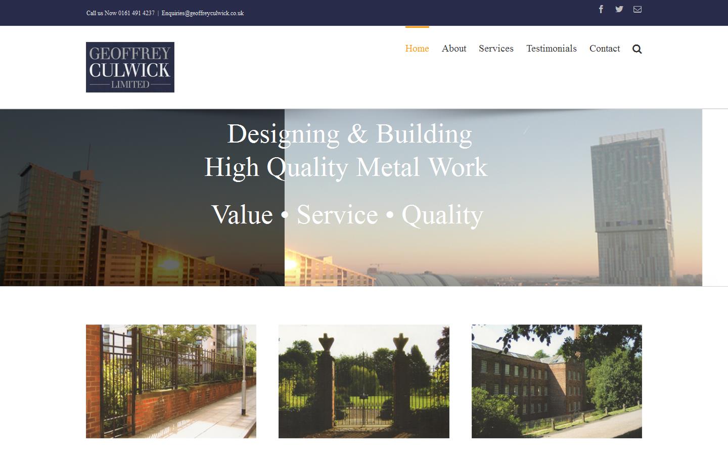 Geoffrey Culwick Ltd Website