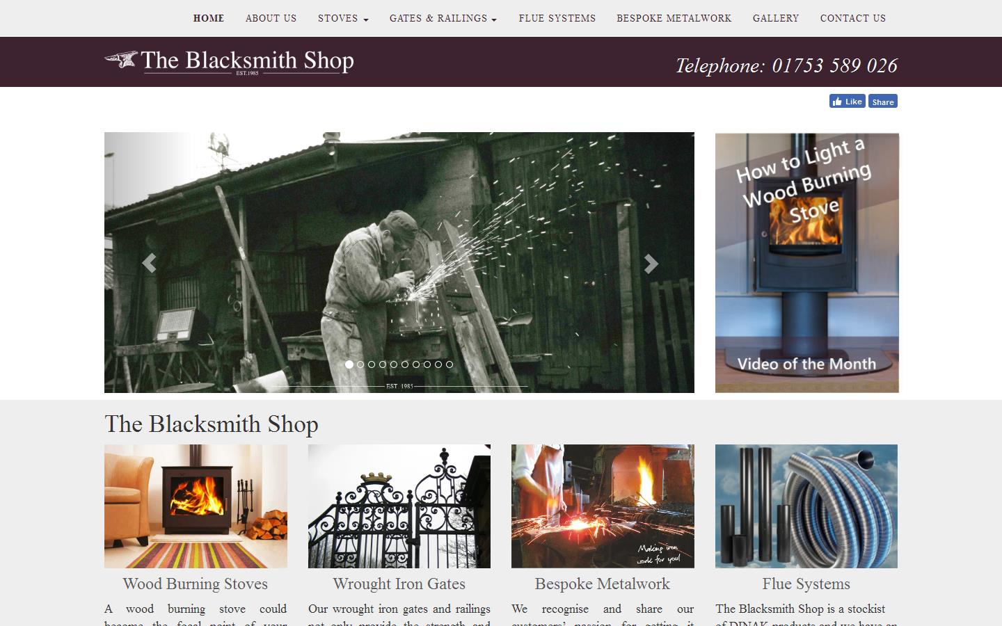 The Blacksmith Shop Website