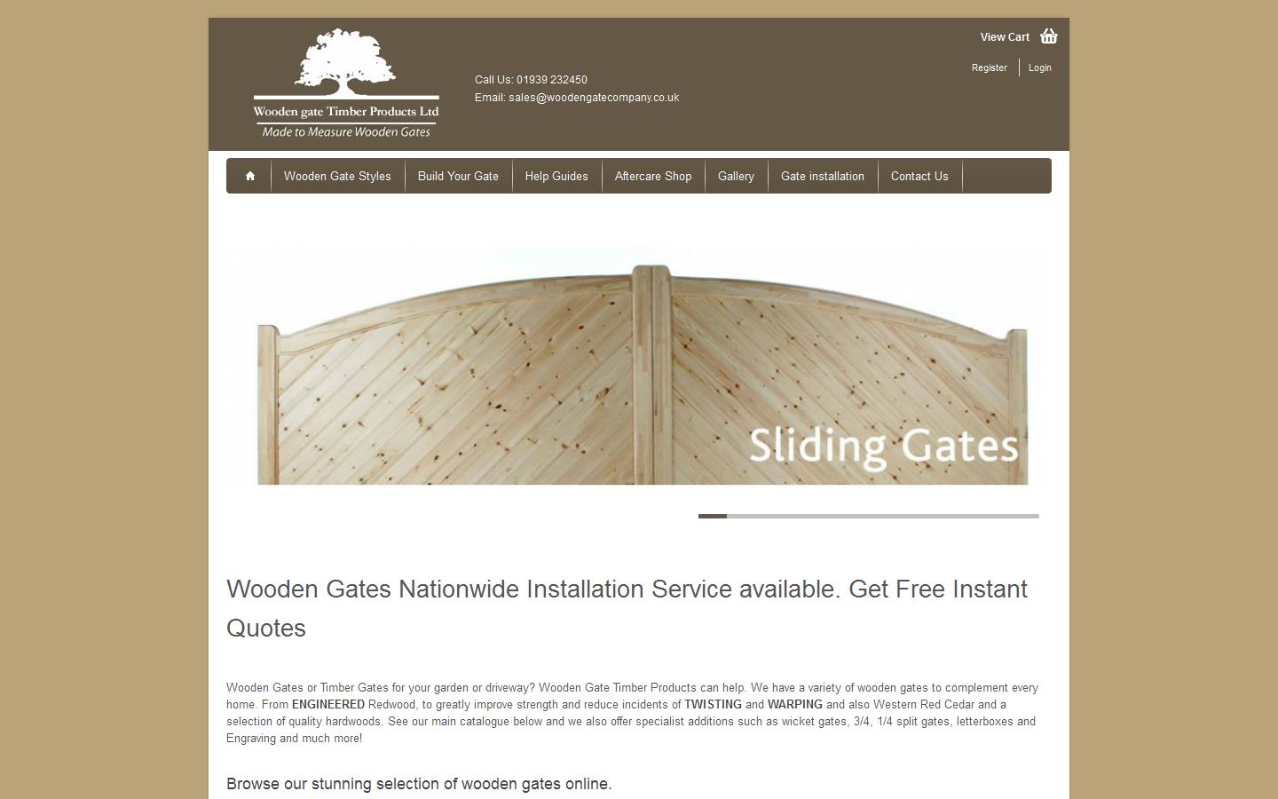 Woodengate Timber Products Ltd Website