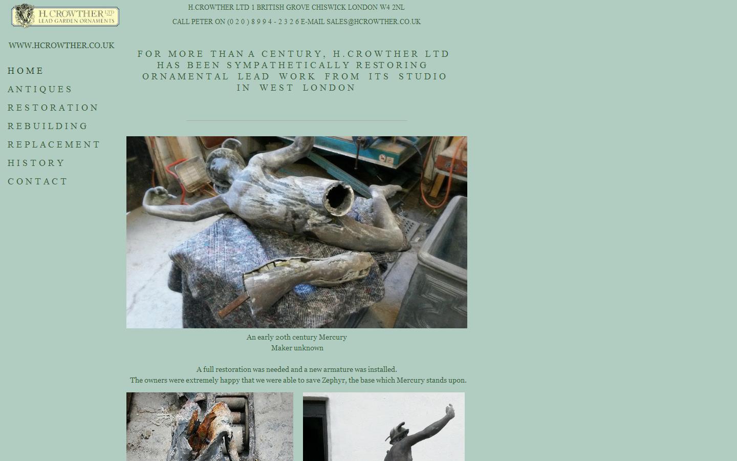 H Crowther Ltd Website