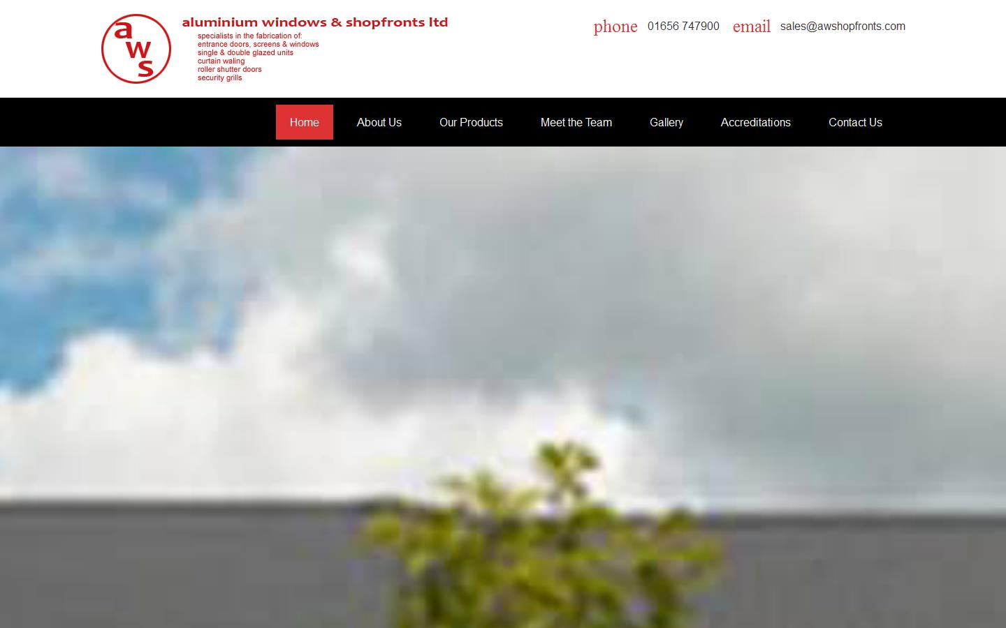 Aluminium Windows & Shopfronts Ltd Website