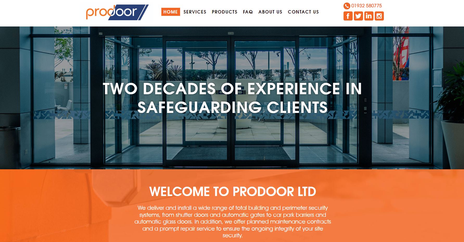 Prodoor Website