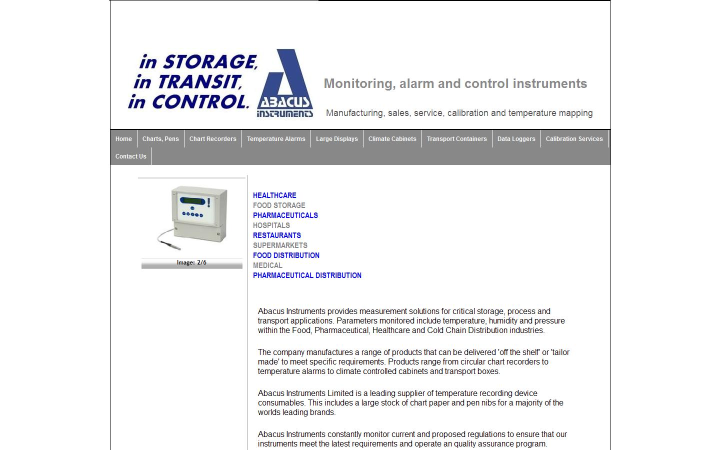 Abacus Instruments Website