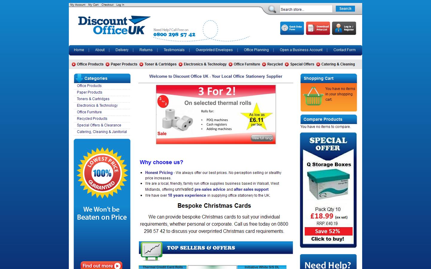 Discount Office UK Website