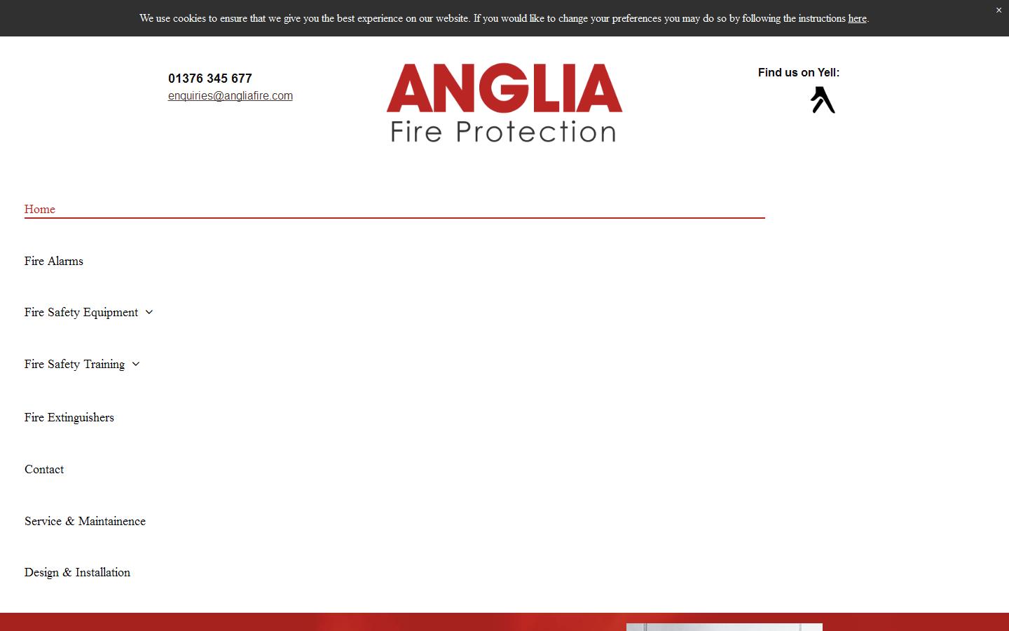 Anglia Fire Protection Website