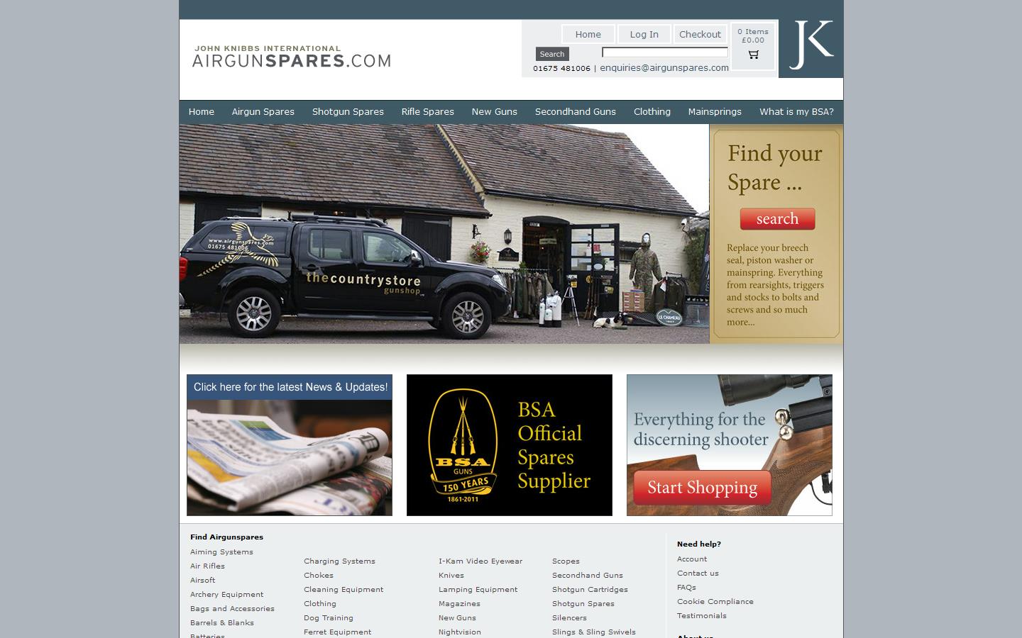 The Country Store Gunshop Website