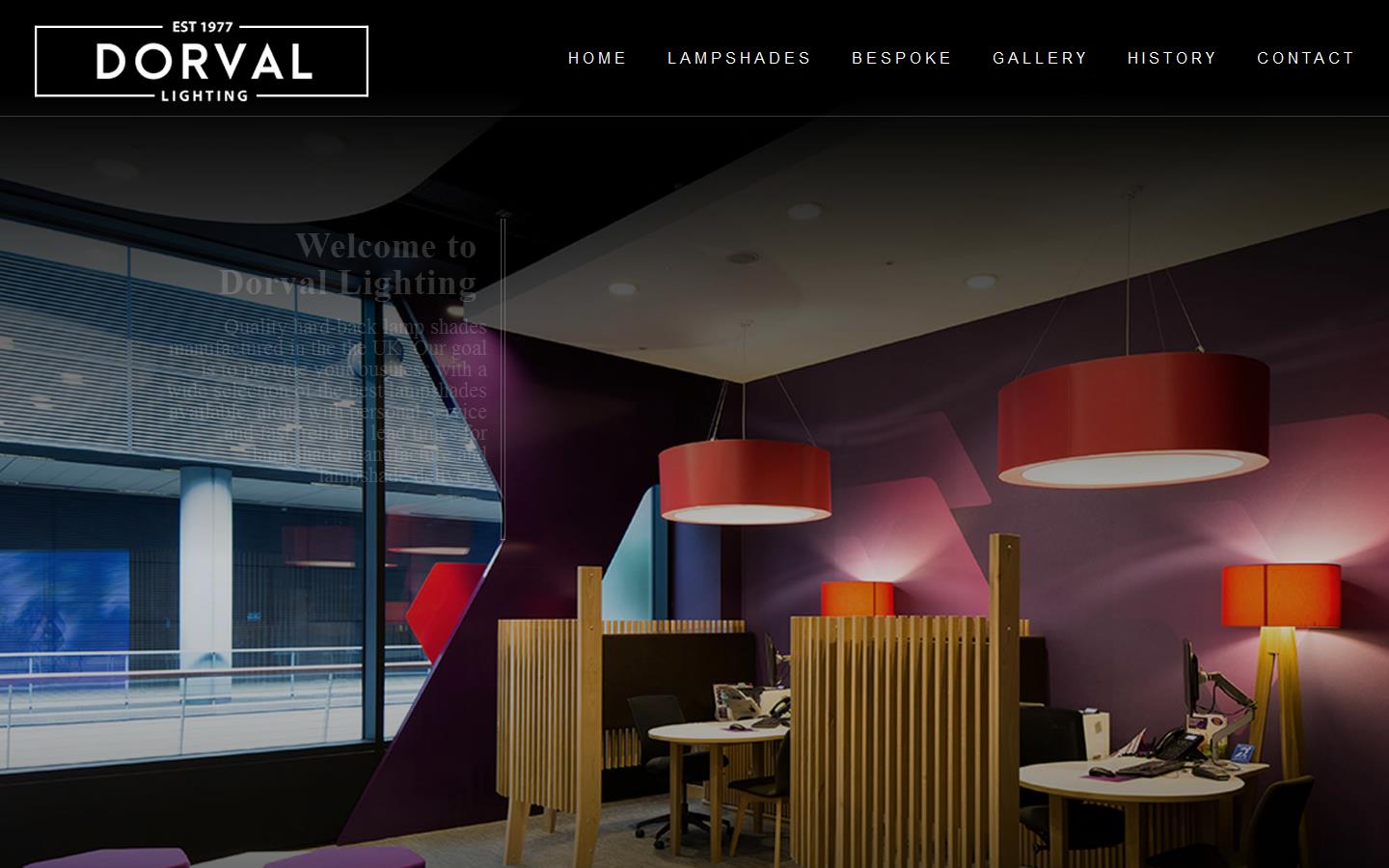 Dorval Lighting Ltd Website