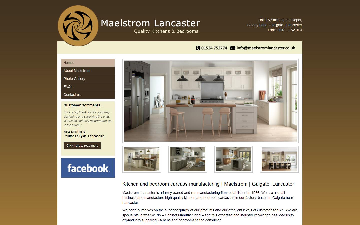 Maelstrom Lancaster Website