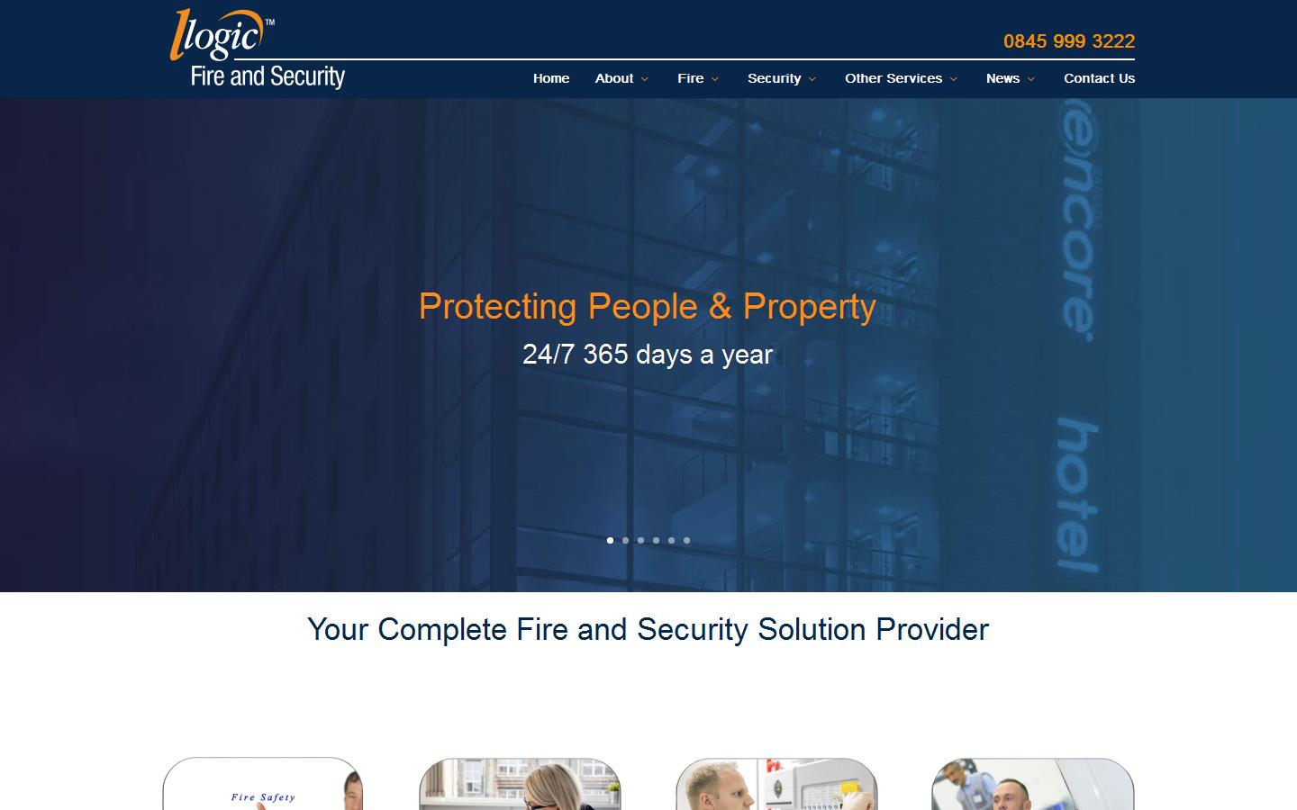 Logic Fire & Security Website