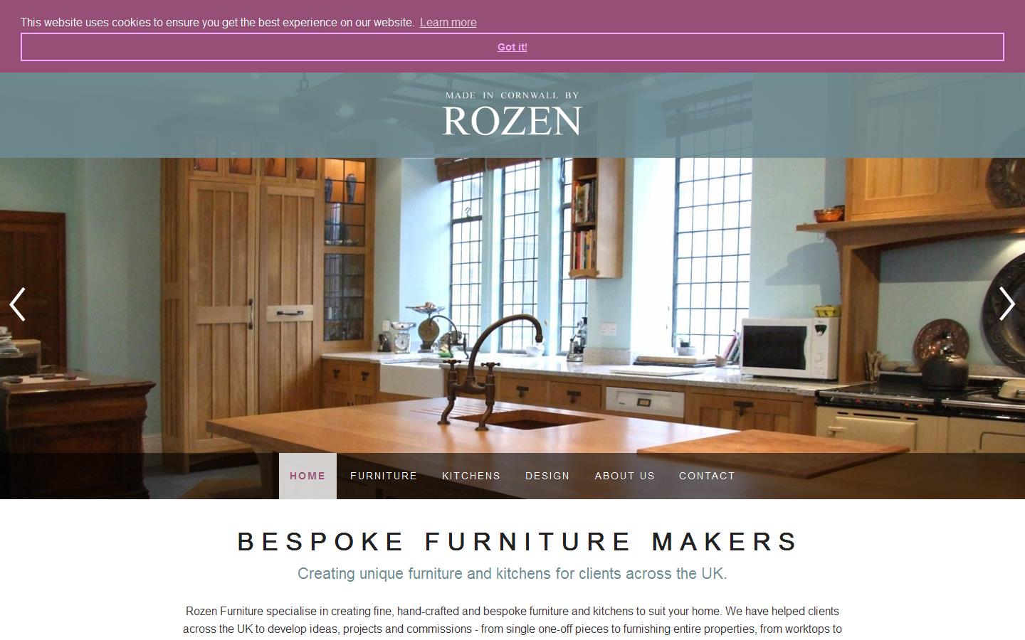 Rozen Furniture Website
