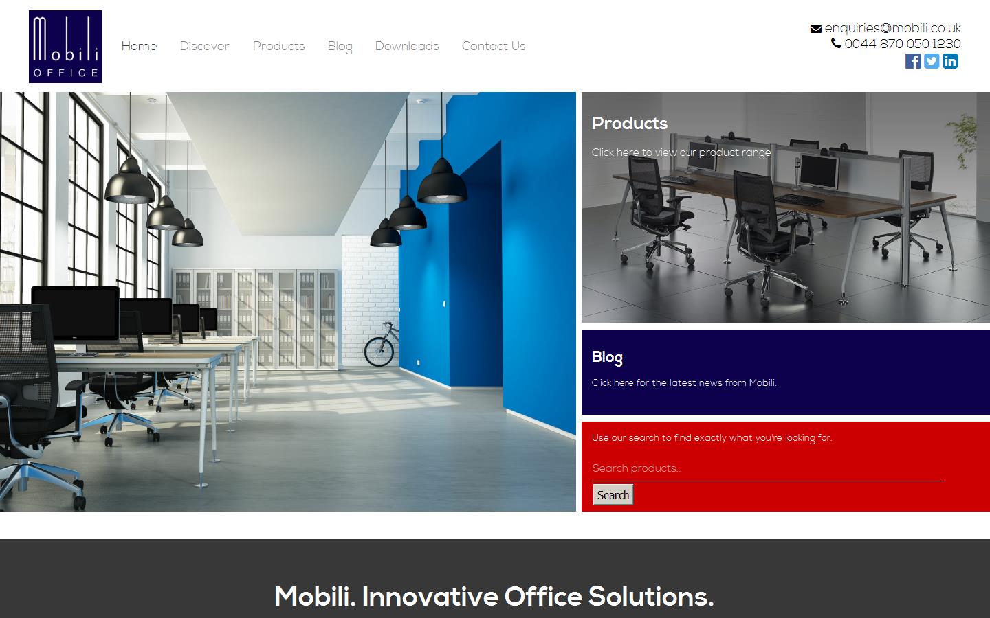 Mobili Office Website
