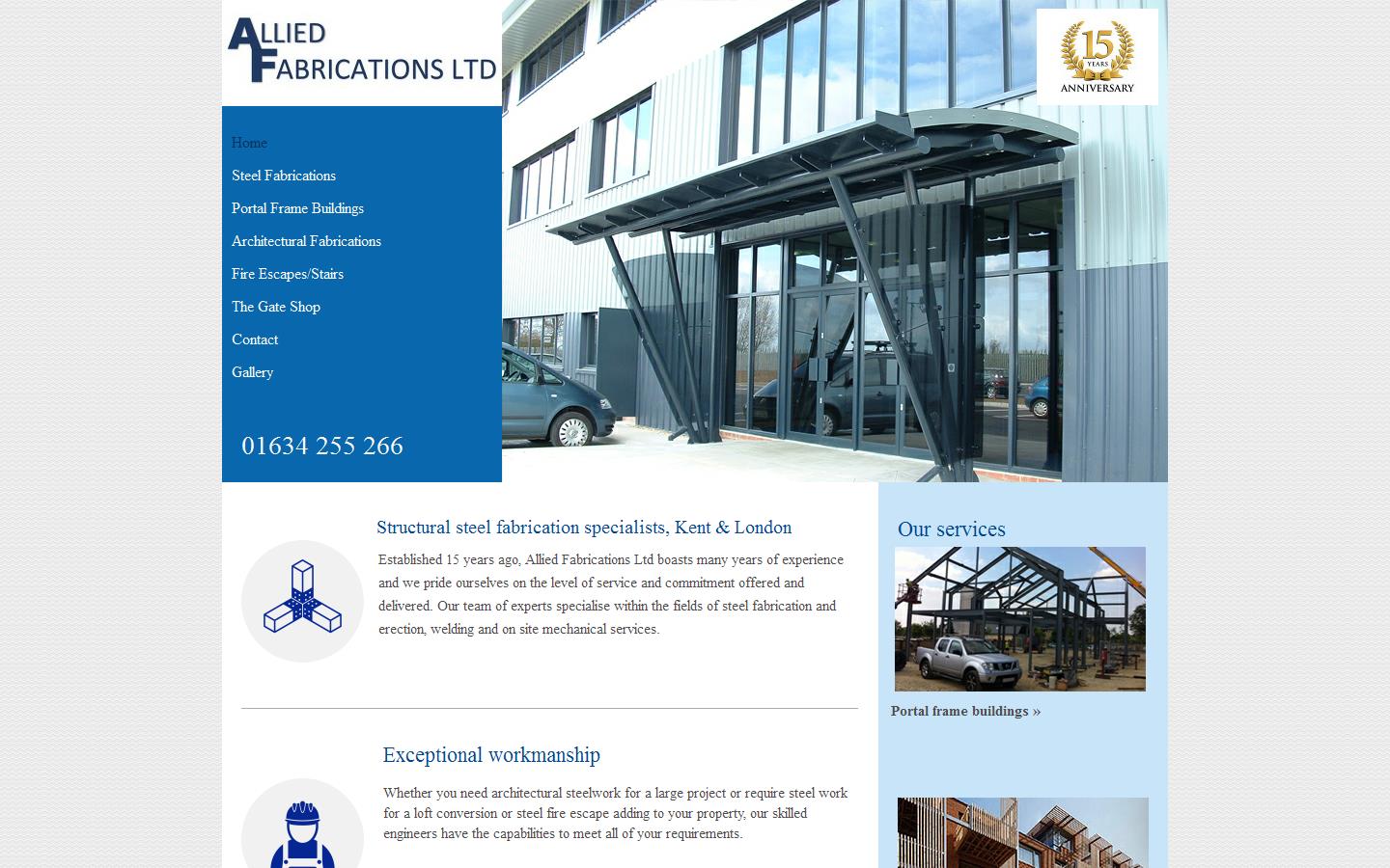 Allied Fabrications Website