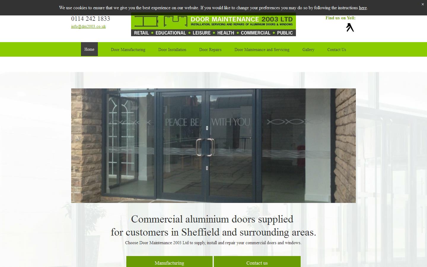 Door Maintenance 2003 Ltd Website