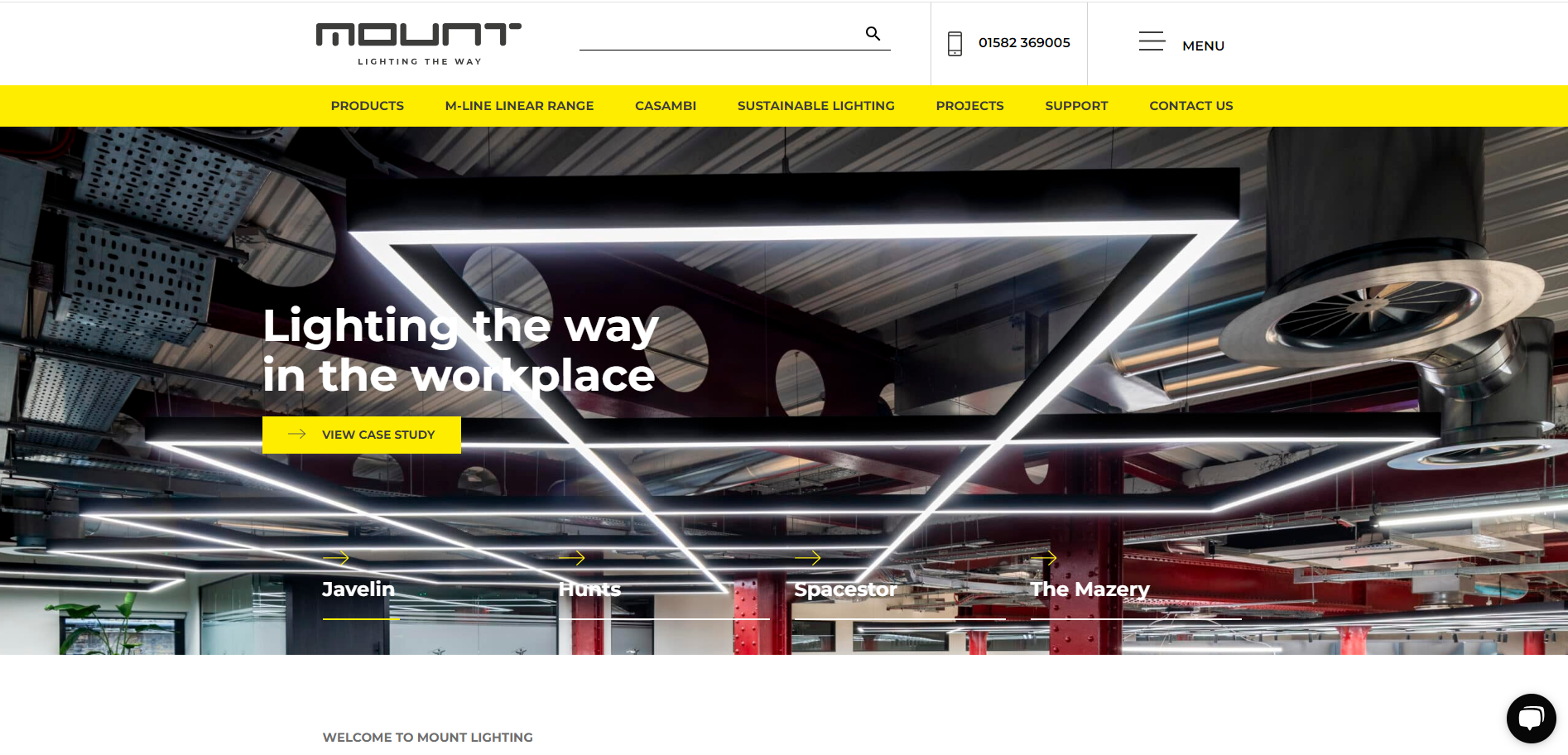 Mount Lighting Ltd Website