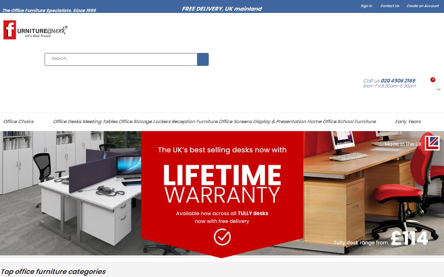 Furniture@Work Website