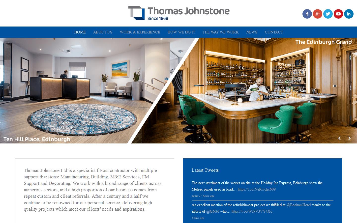 Thomas Johnstone Website
