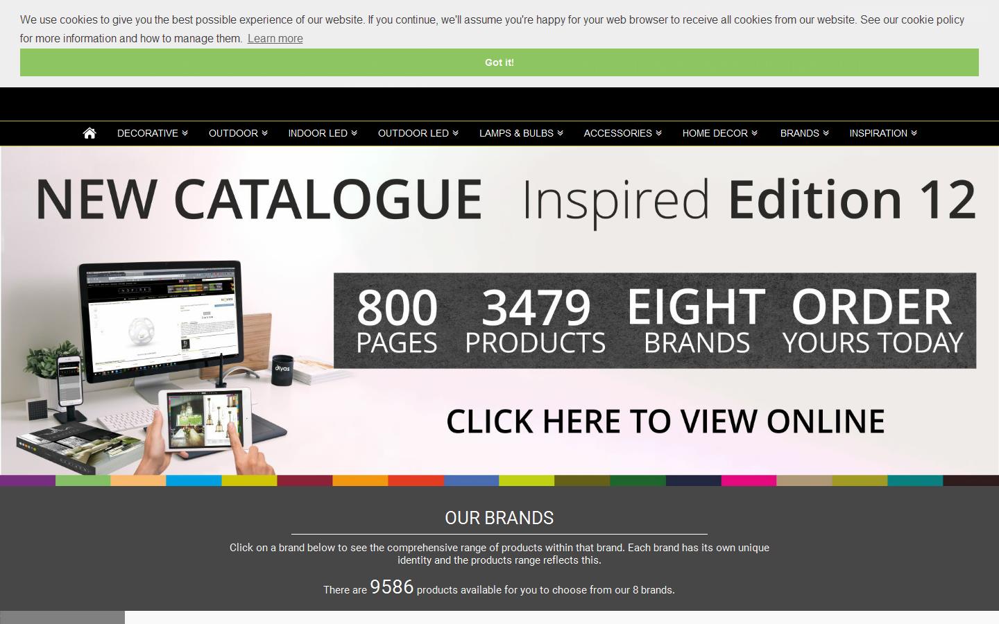 Inspired Lighting Website