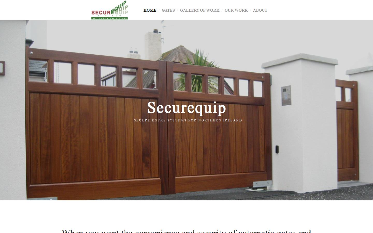 Securequip Ltd Website