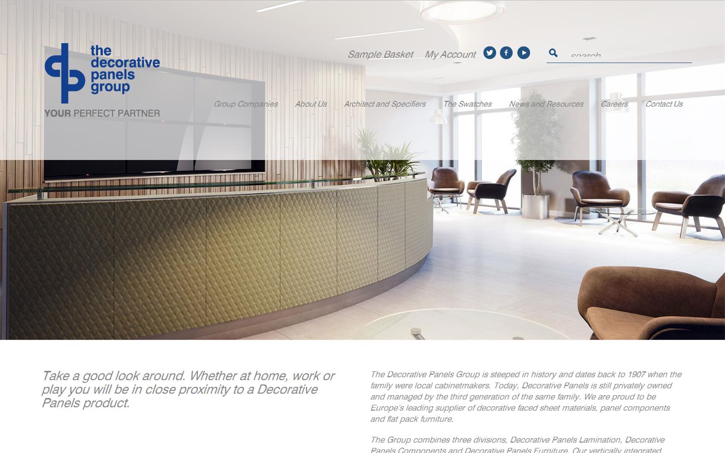 Decorative Panels Furniture Website