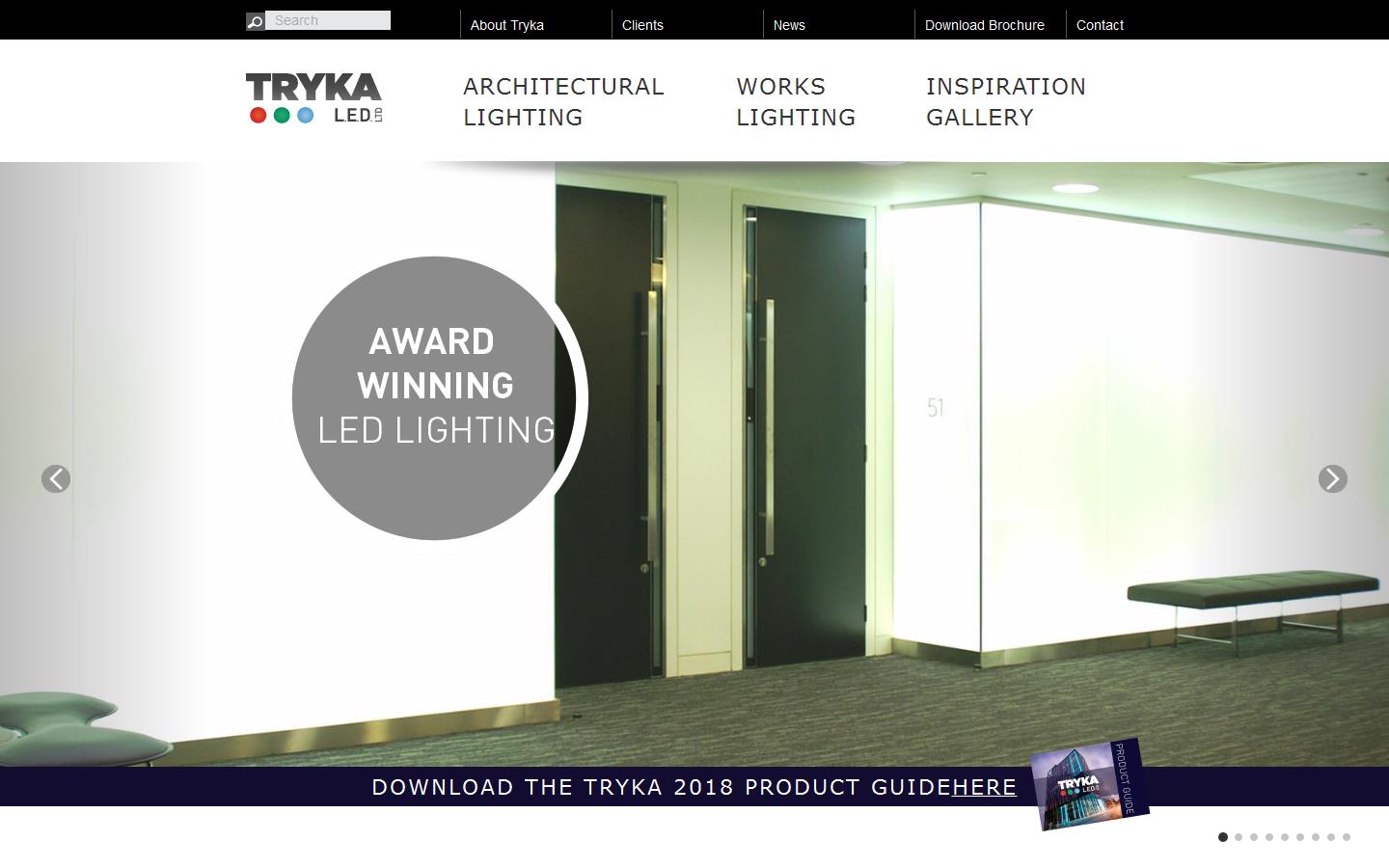 Tryka L E D Ltd Website