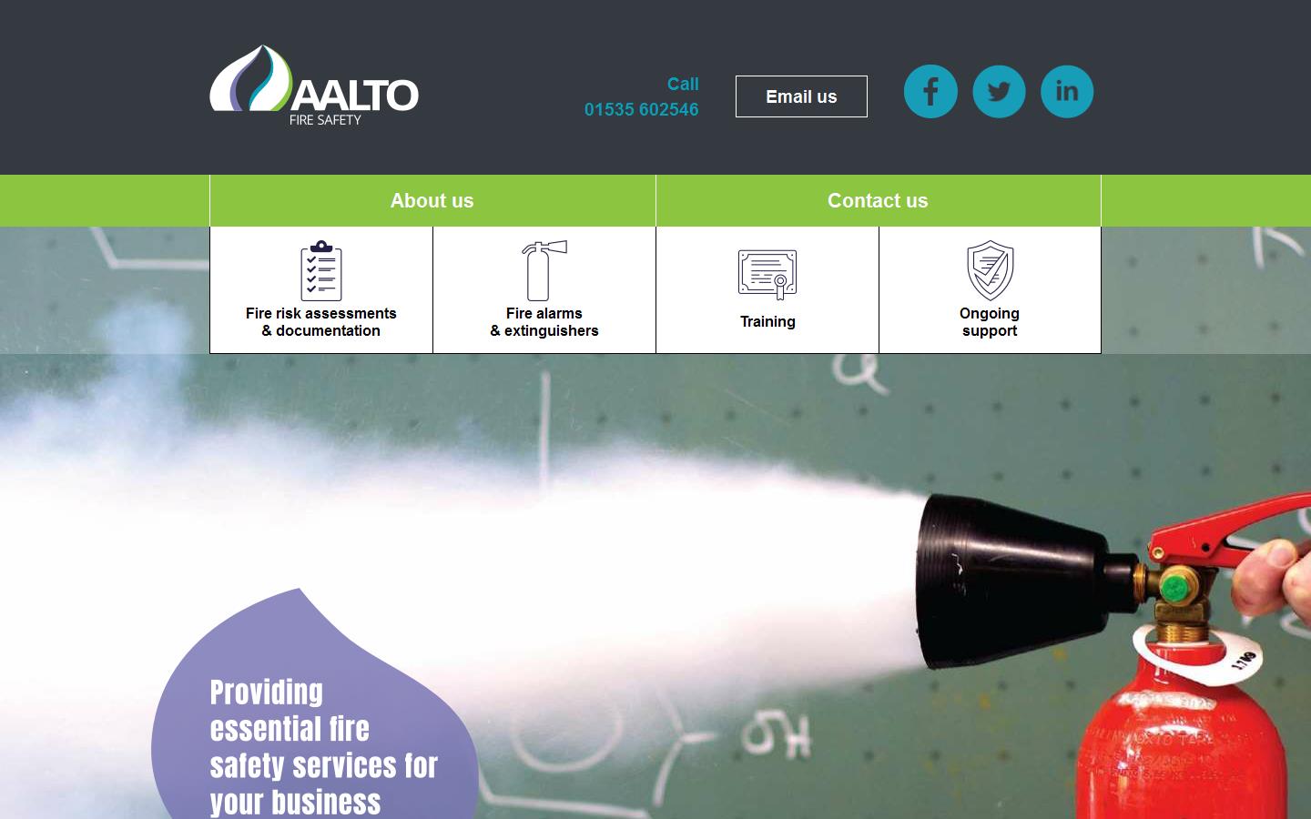 Aalto Fire Ltd Website
