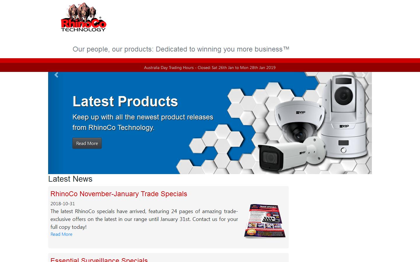 Rhino Co Technology Website