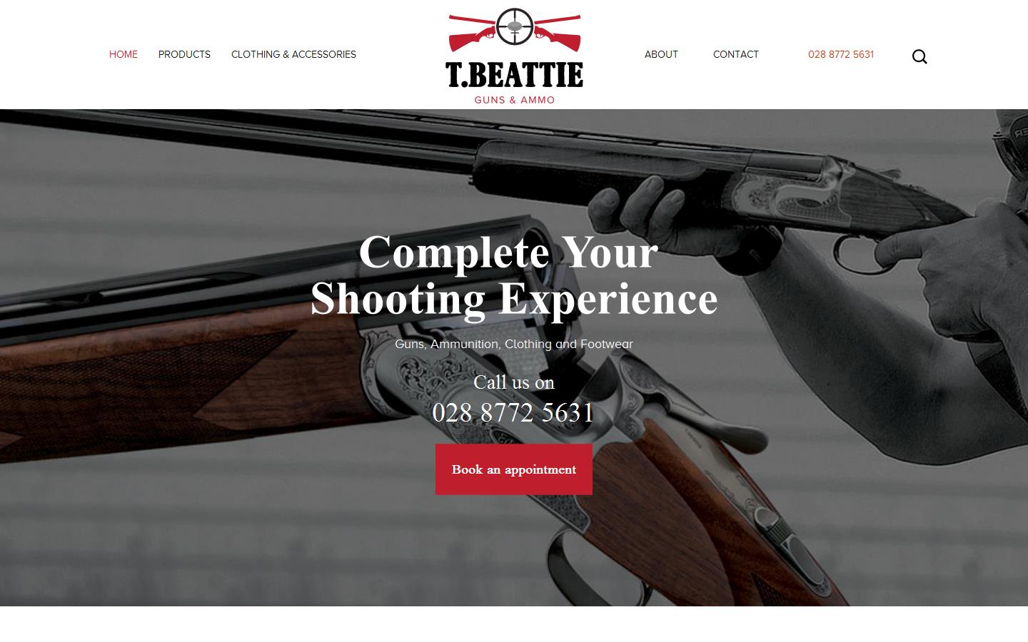 T Beattie Guns & Ammo Website
