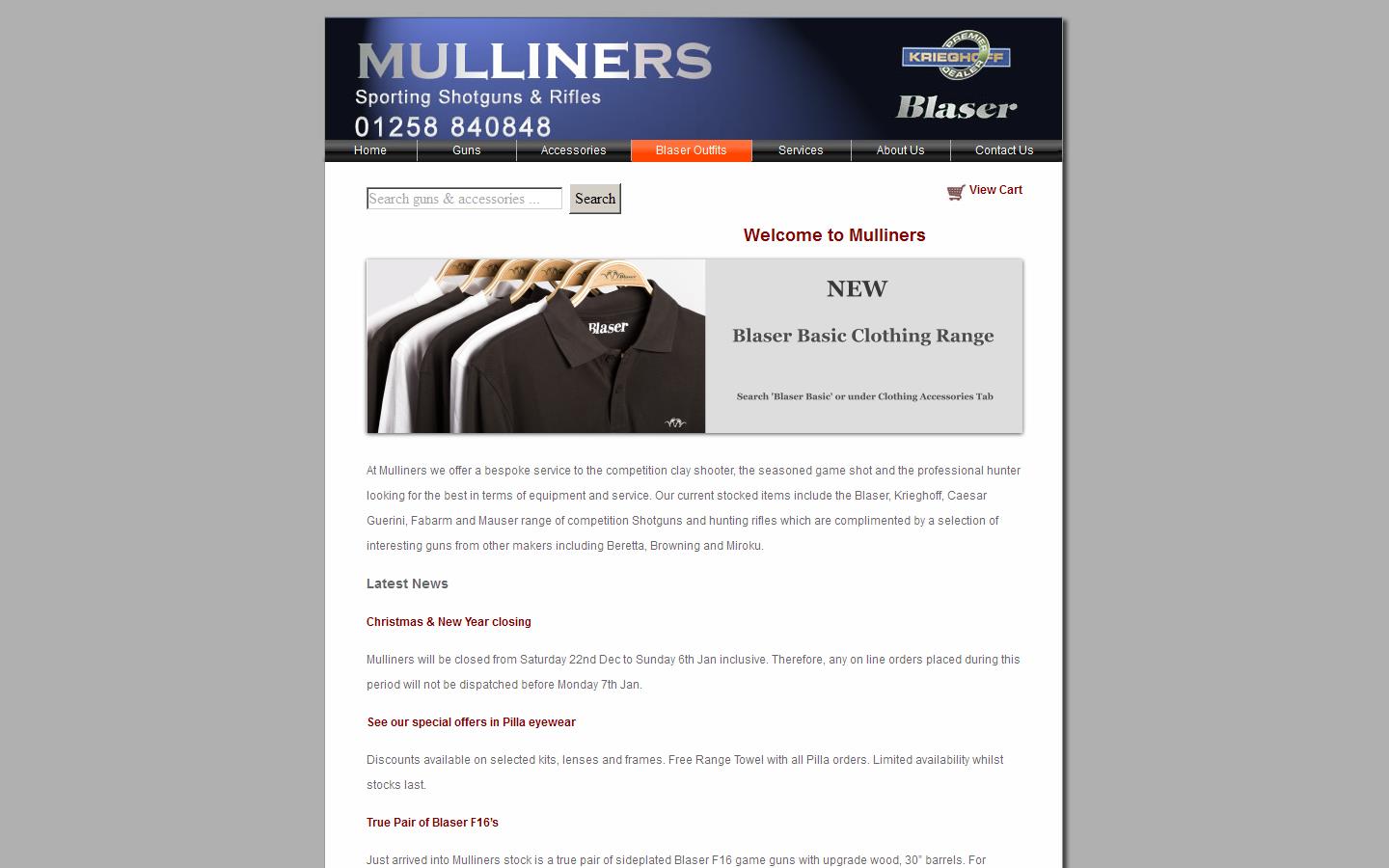 Mulliners Website