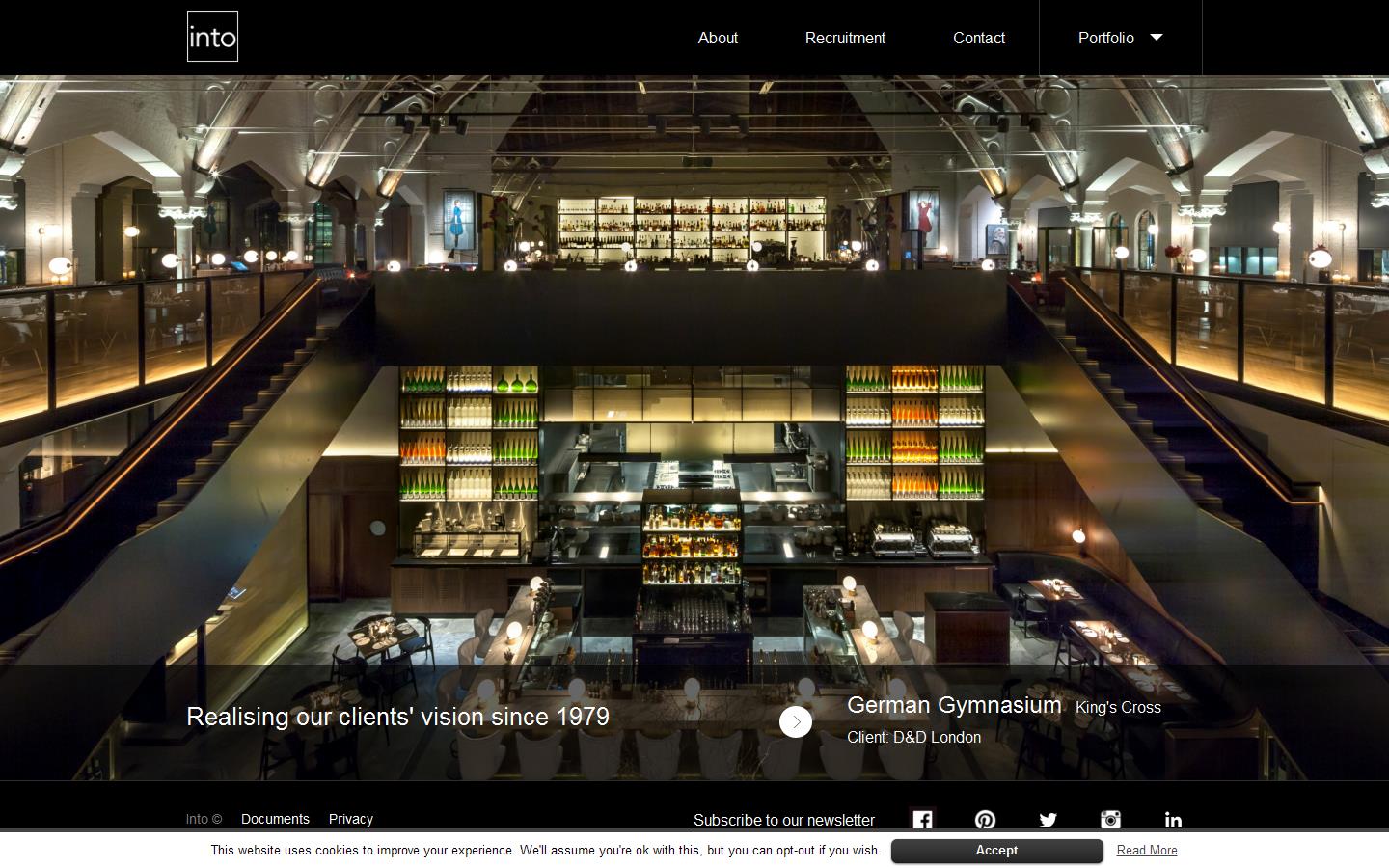 Into Lighting Ltd Website