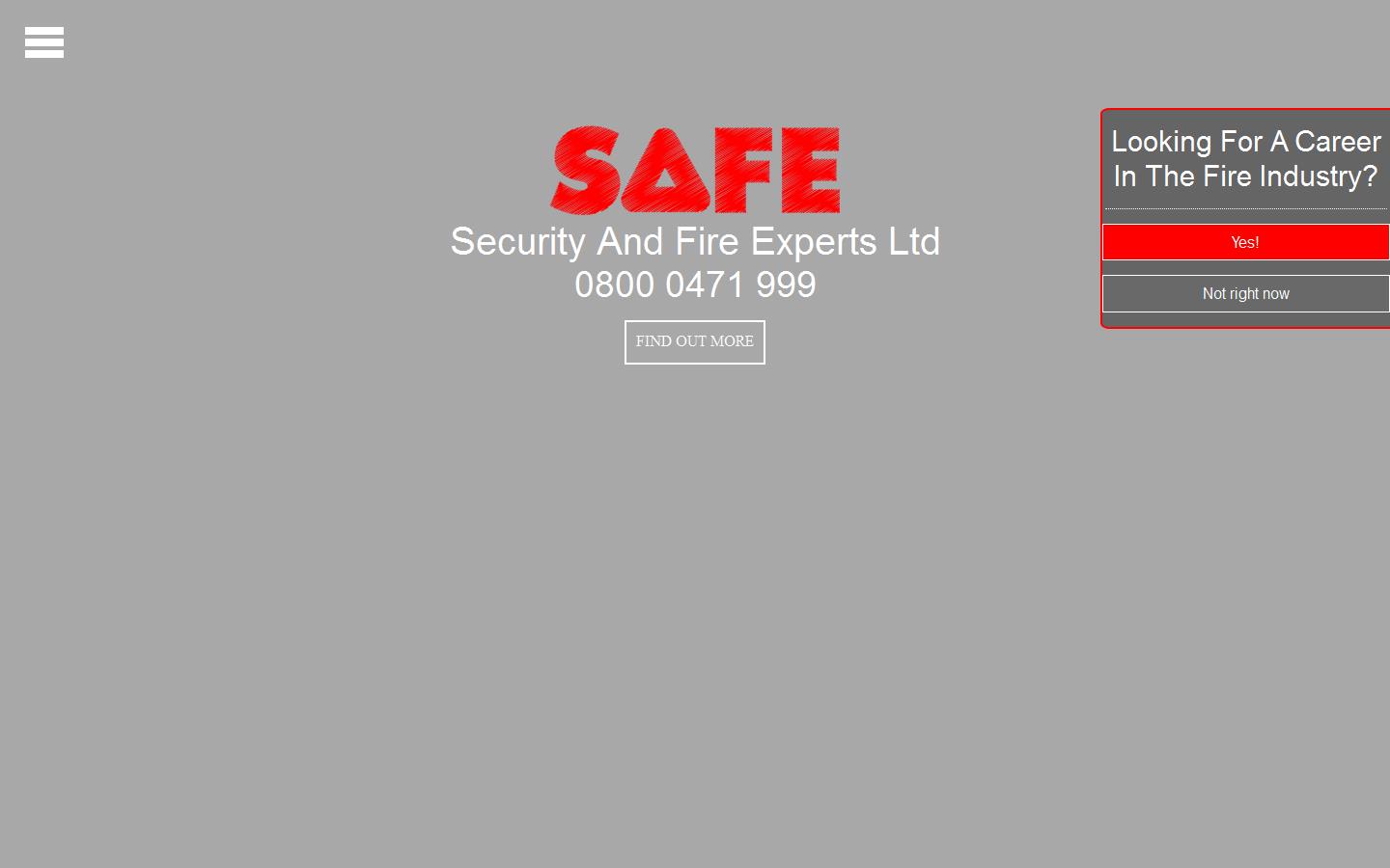 Security & Fire Experts Website