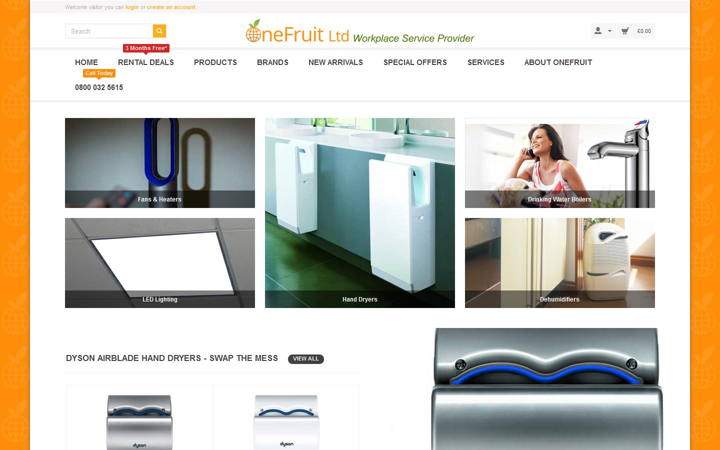 One Fruit Website