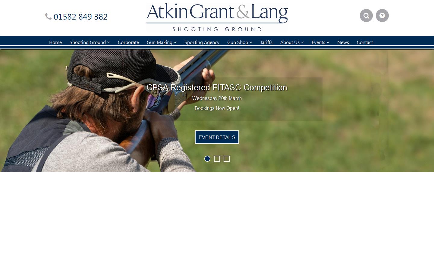 Atkin Grant & Lang Gunmakers Ltd Website
