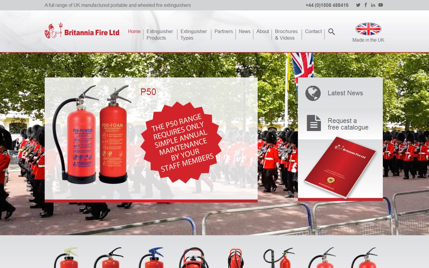Britannia Fire Ltd Website