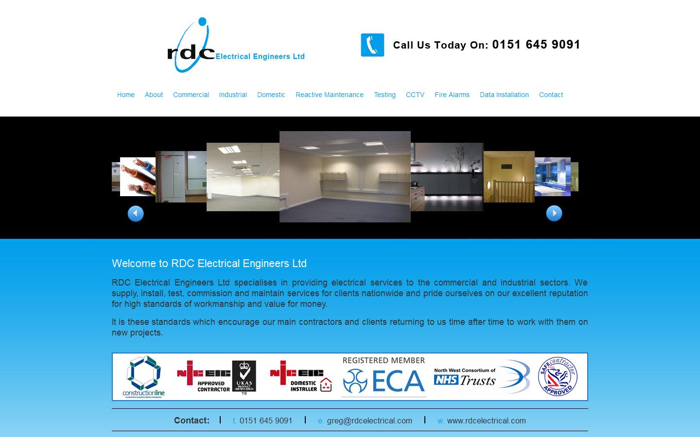 R D C Electrical Engineers Ltd Website