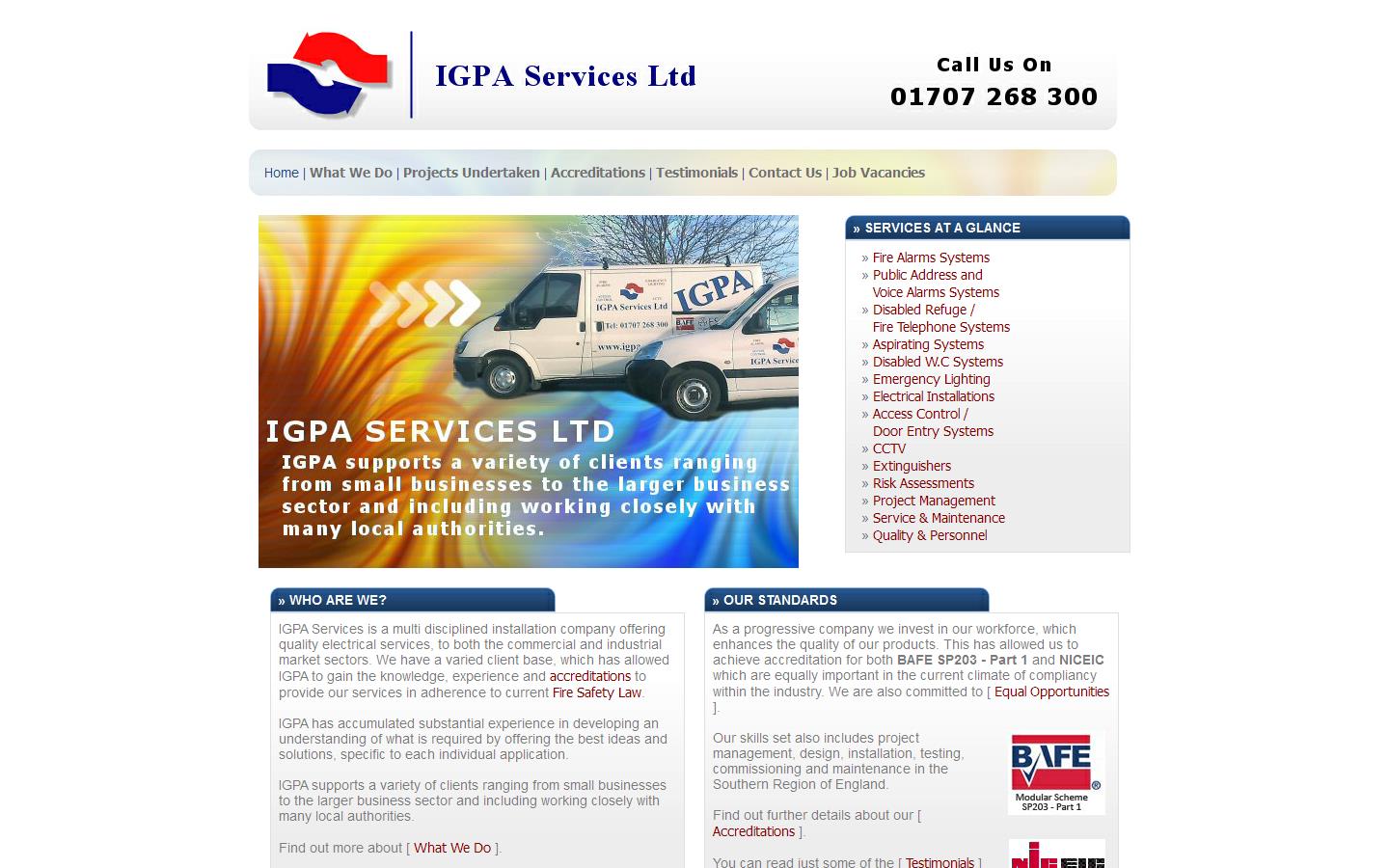 IGPA Services Ltd Website
