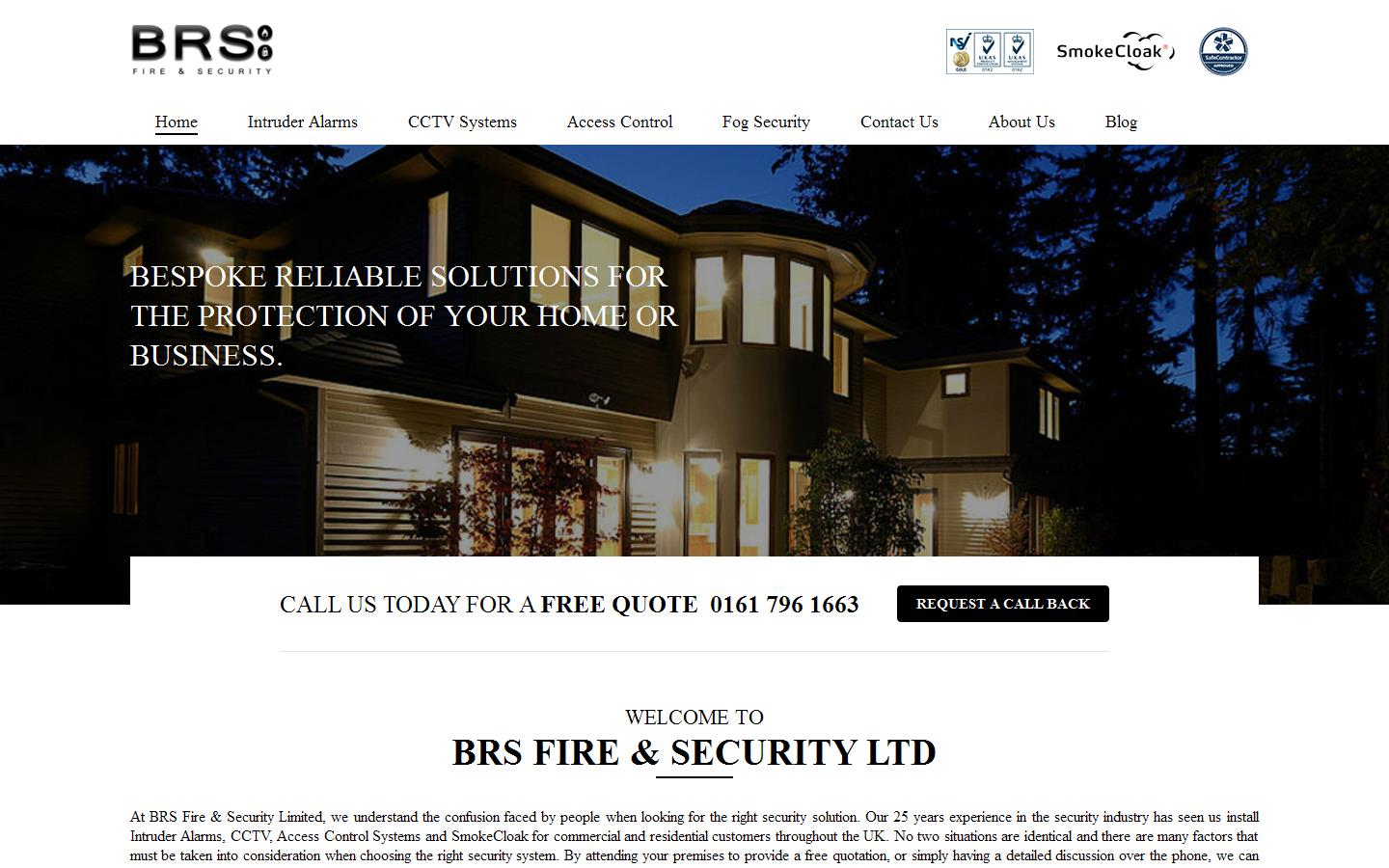 BRS Fire & Security Website