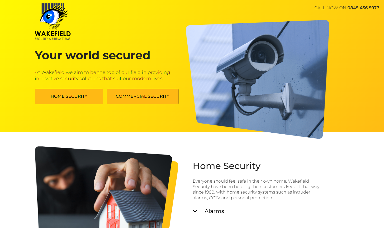 Wakefield Security Systems Ltd Website