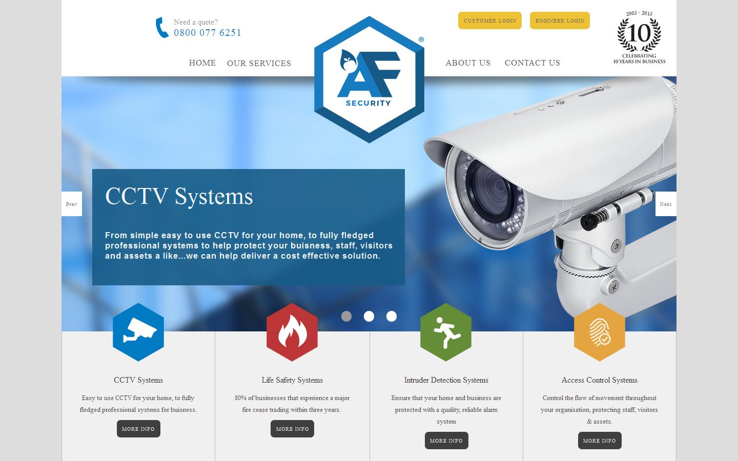 Apple Fire & Security Ltd Website