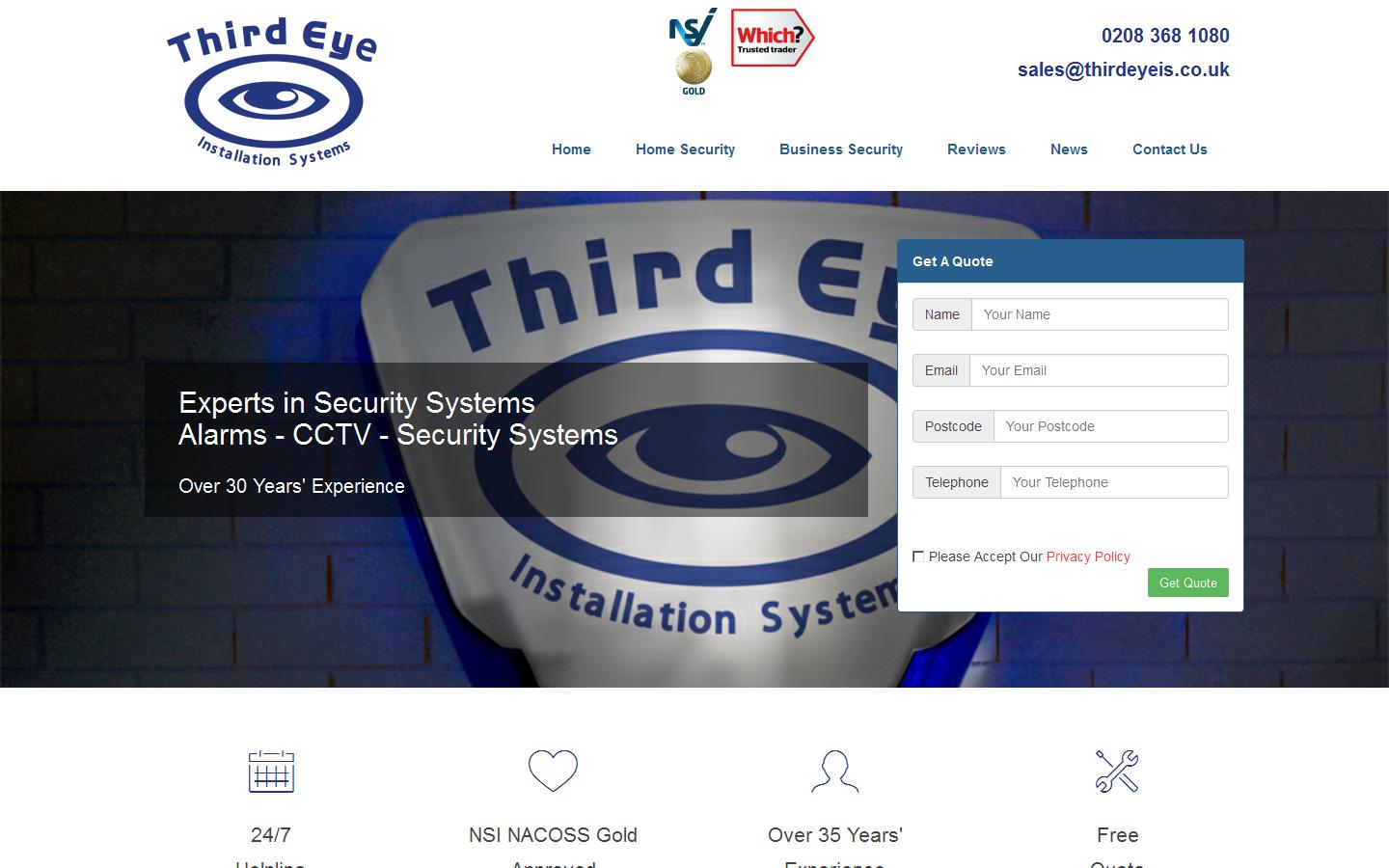 Third Eye Installation Systems Website