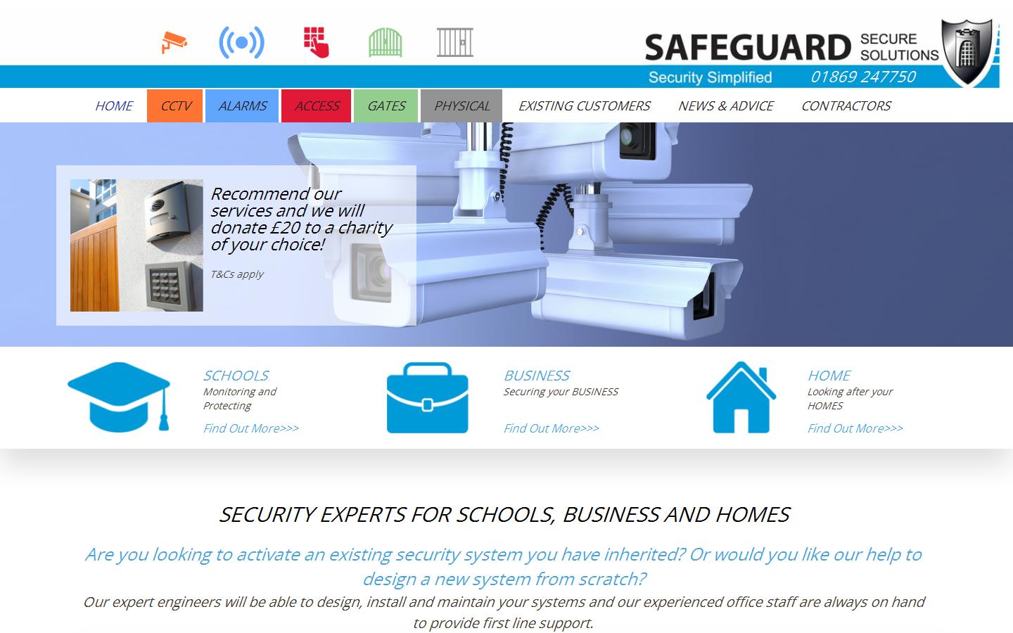 Safeguard Secure Solutions Ltd Website
