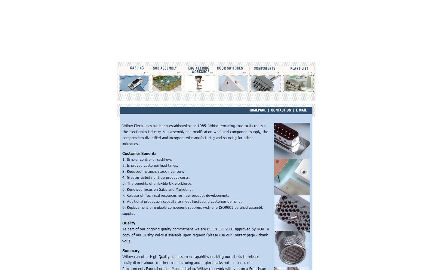 Willow Electronics Website